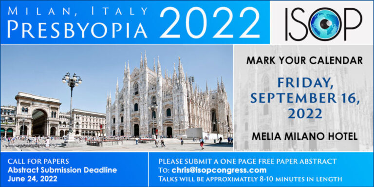 ISOP2022 Milan Italy
